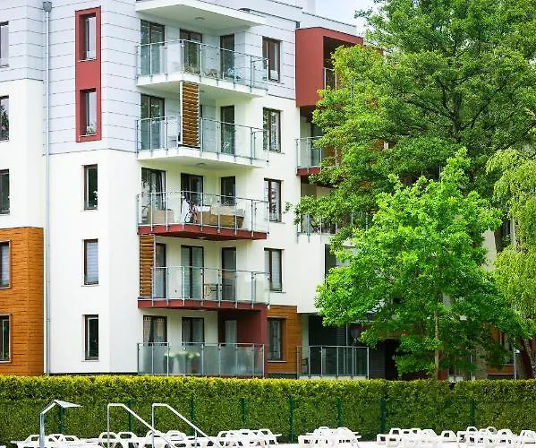 Blue Mare Polanki Classic 350m Baltic Sea 公寓 科沃布热格