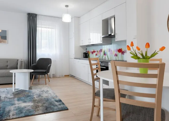 Apartment Blue Mare Polanki Classic 350m Baltic Sea Kolobrzeg